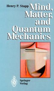 Cover of: Mind, matter, and quantum mechanics