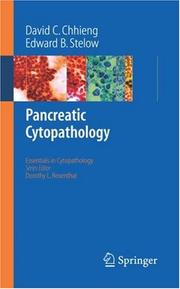 Pancreatic Cytopathology by David C. Chhieng, Edward B. Stelow