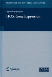 Cover of: Hox Gene Expression