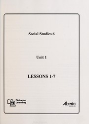Social studies 6 by Alberta. Alberta Education