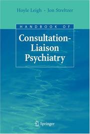 Cover of: Handbook of Consultation-Liaison Psychiatry