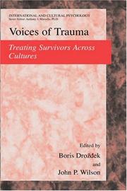 Cover of: Voices of Trauma: Treating Survivors across Cultures (International and Cultural Psychology)