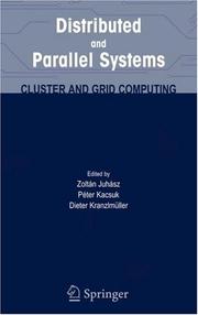 Cover of: Distributed and Parallel Systems by 