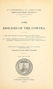 Cover of: Some diseases of the cowpea