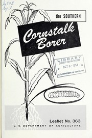 Cover of: The Southern cornstalk borer