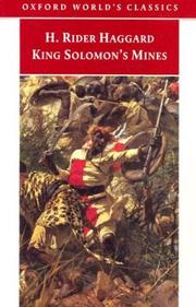 Cover of: King Solomon's Mines (Oxford World's Classics) by H. Rider Haggard