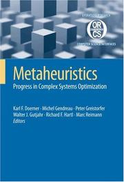 Metaheuristics by Karl F. Doerner