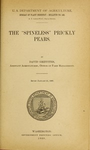 Cover of: The "spineless" prickly pears