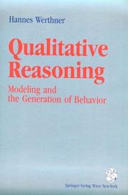 Cover of: Qualitative reasoning: modeling and the generation of behavior