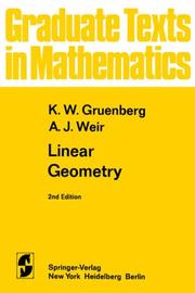 Cover of: Linear geometry