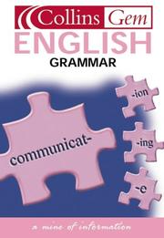 Cover of: English Grammar (Collins GEM S.)