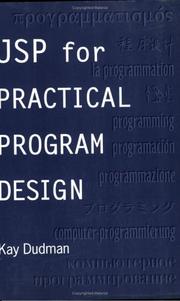 JSP for practical program design by K. E. Dudman