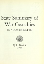 State summary of war casualties by United States. Navy Dept. Office of Information.