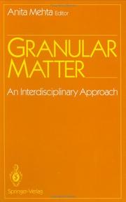 Cover of: Granular Matter: An Interdisciplinary Approach