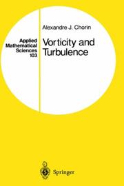 Cover of: Vorticity and turbulence by Alexandre Joel Chorin