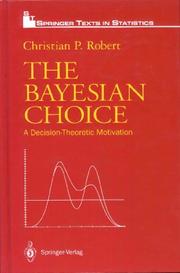Cover of: The Bayesian choice by Christian P. Robert
