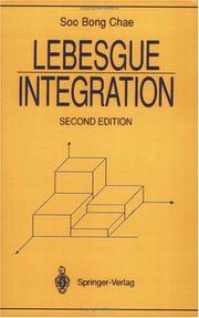 Lebesgue integration by Soo Bong Chae