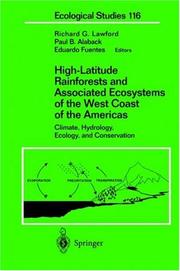 Cover of: High-latitude rainforests and associated ecosystems of the West Coast of the Americas: climate, hydrology, ecology, and conservation