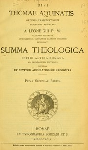 Cover of: Summa theologica by Thomas Aquinas
