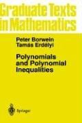 Cover of: Polynomials and polynomial inequalities by Peter B. Borwein