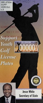 Cover of: Support youth golf license plates by Illinois. Office of Secretary of State