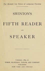 Cover of: Swinton's fifth reader and speaker