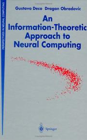 Cover of: An Information-Theoretic Approach to Neural Computing (Perspectives in Neural Computing)