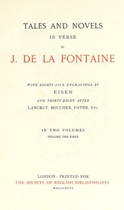 Cover of: Tales and novels in verse by Jean de La Fontaine