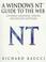Cover of: A Windows NT guide to the Web