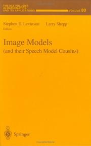 Cover of: Image models (and their speech model cousins)