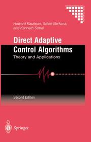 Cover of: Direct adaptive control algorithms | Howard Kaufman