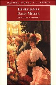 Cover of: Daisy Miller and Other Stories (Oxford World's Classics) by Henry James