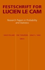 Cover of: Festschrift for Lucien Le Cam: research papers in probability and statistics