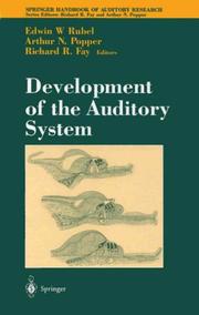 Cover of: Development of the auditory system