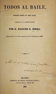 Cover of: Todos al baile by Narciso Serra