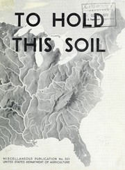 Cover of: To hold this soil