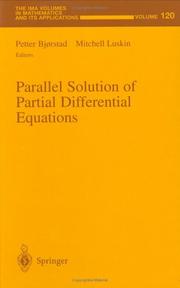 Cover of: Parallel Solution of Partial Differential Equations