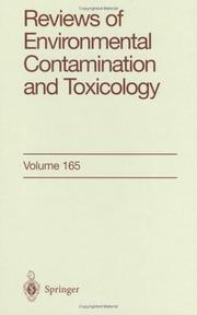 Cover of: Reviews of Environmental Contamination and Toxicology by George W. Ware