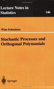 Cover of: Stochastic Processes and Orthogonal Polynomials