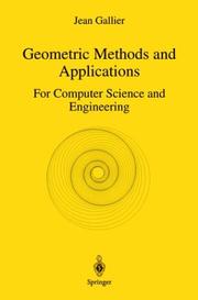 Cover of: Geometric Methods and Applications by Jean Gallier