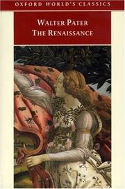 Cover of: The Renaissance by Walter Pater