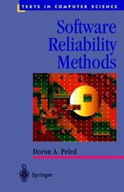 Cover of: Software Reliability Methods (Texts in Computer Science)