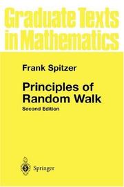Cover of: Principles of random walk by Spitzer, Frank