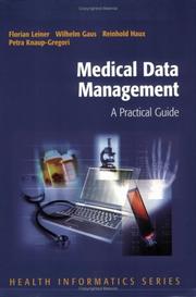 Cover of: Medical Data Management