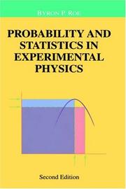 Cover of: Probability and statistics in experimental physics