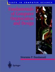 Cover of: Fundamentals of Computer Organization and Design by Sivarama P. Dandamudi