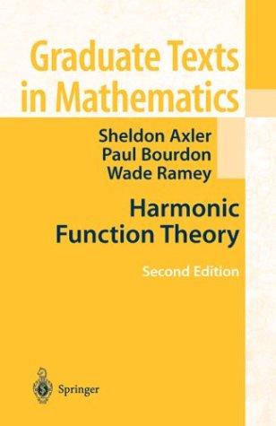Harmonic function theory by Sheldon Jay Axler