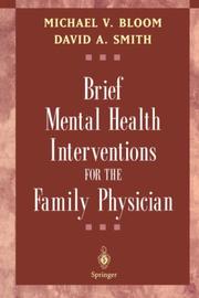 Cover of: Brief Mental Health Interventions for the Family Physician