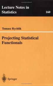 Cover of: Projecting Statistical Functionals