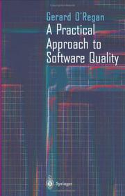Cover of: A Practical Approach to Software Quality by Gerard O'Regan